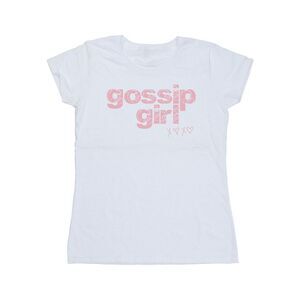 Gossip Girl Womens/Ladies Swirl Logo Cotton T-Shirt / White